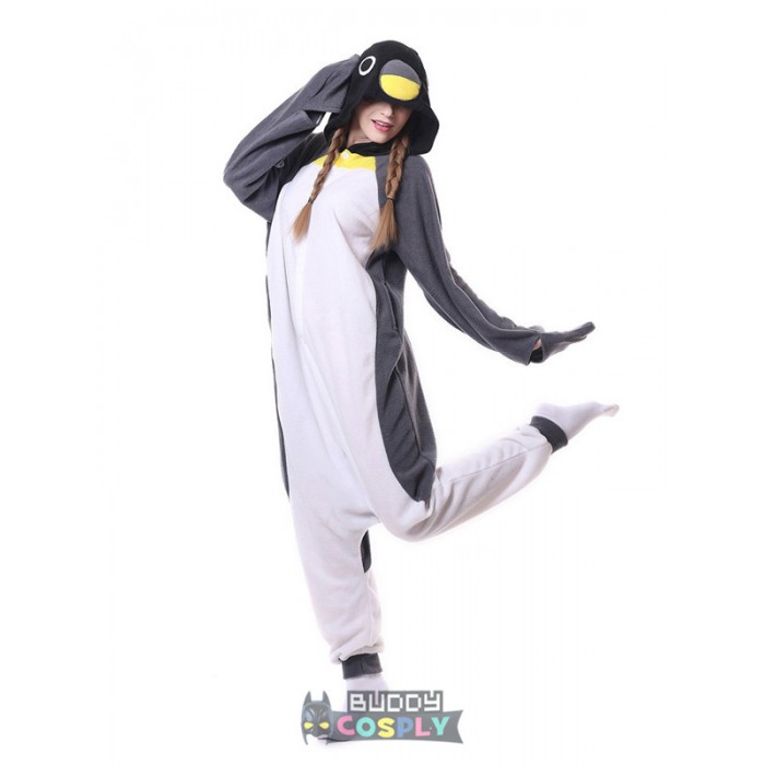 Gray Penguin Onesies Pajama