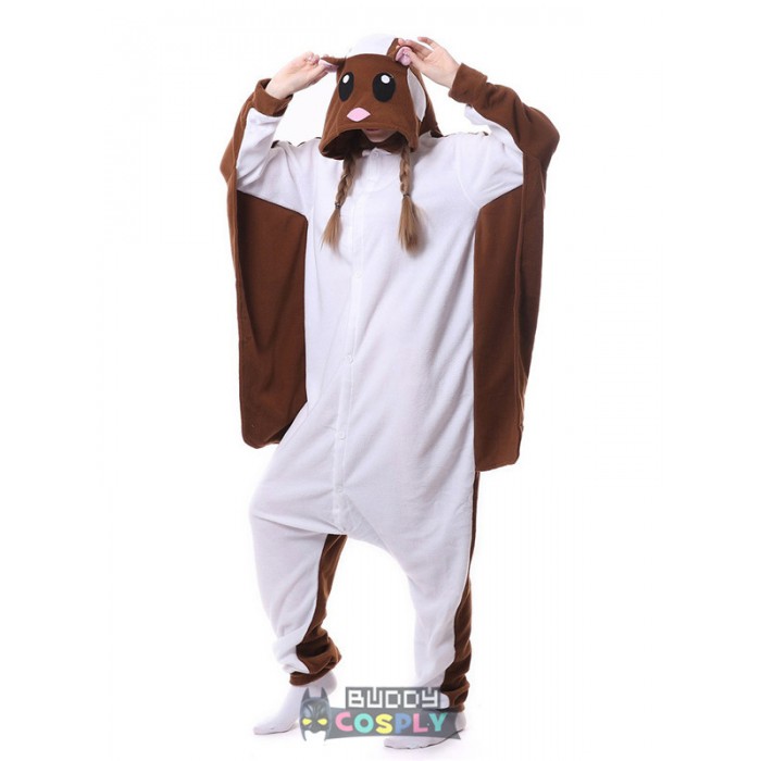 Brown Flying Squirrel Onesies Pajama