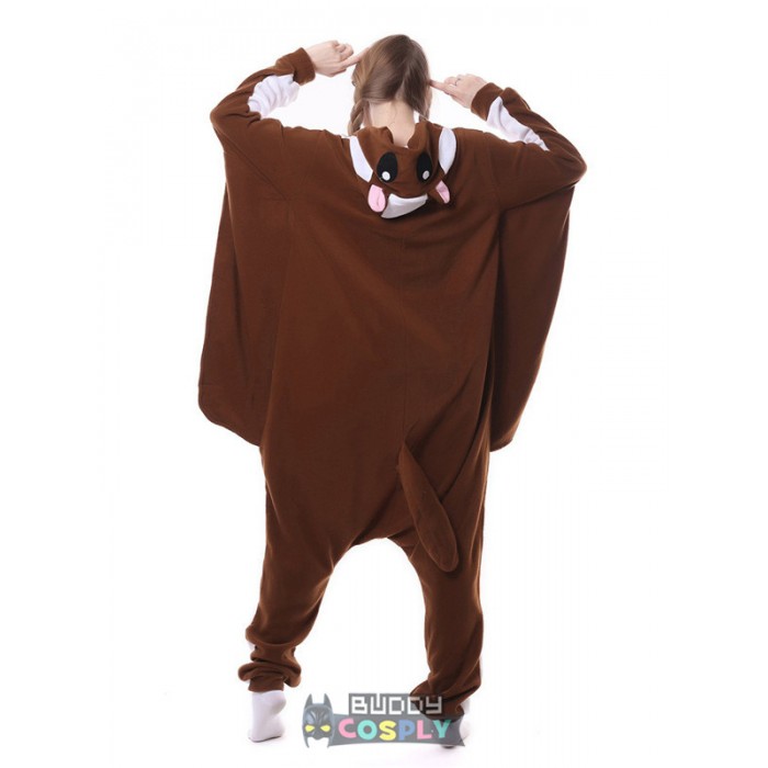 Brown Flying Squirrel Onesies Pajama