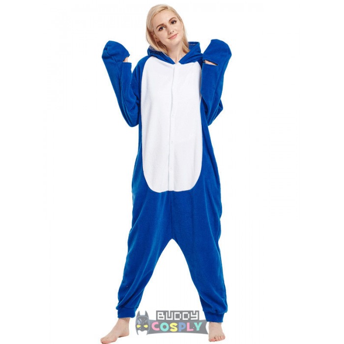 Blue Penguin Kigurumi Onesies Pajamas Costumes