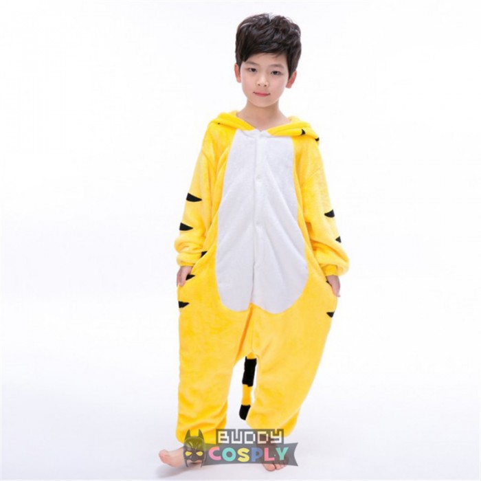 Tiger Kids Animal Onesie Pajamas