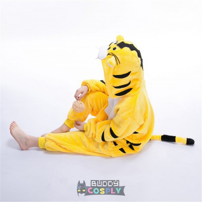 Tiger Kids Animal Onesie Pajamas