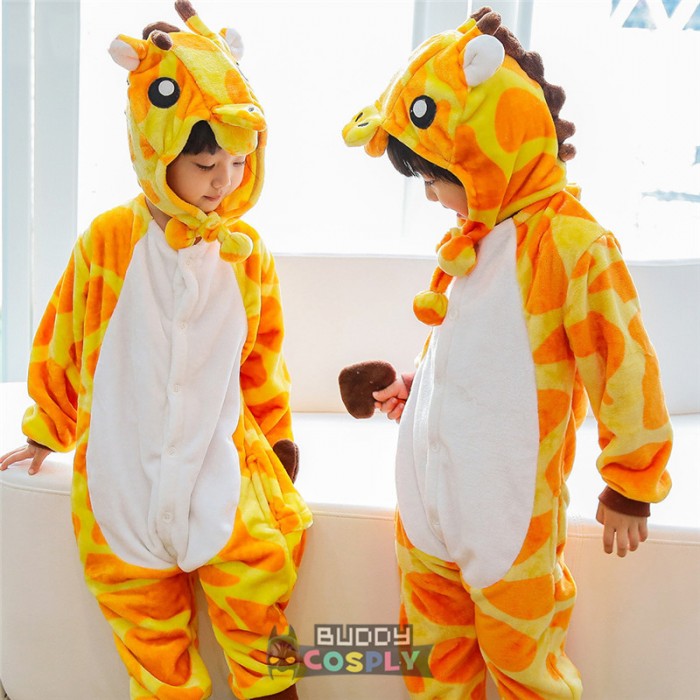 Giraffe Kids Animal Onesie Pajamas