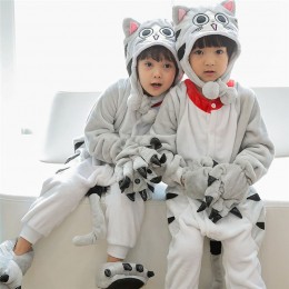 Cat Kids Animal Onesie Pajamas