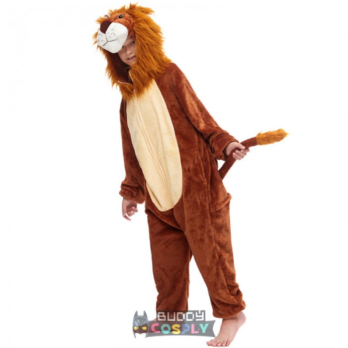 Lion Kids Animal Onesie Pajamas