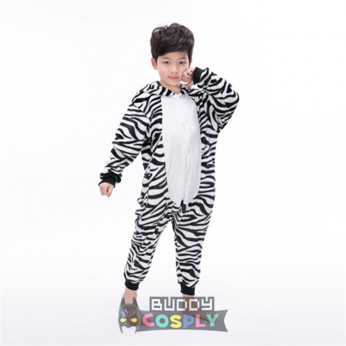 Zebra Animal Onesiess Pajamas Costume